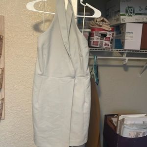 Blazer style halter top romper/skort
